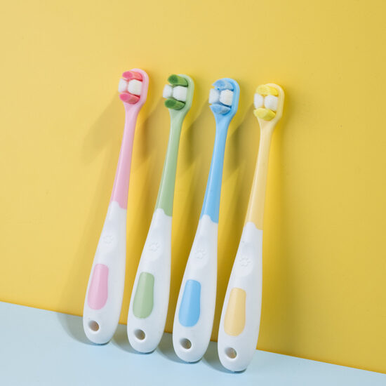 10,000 Bristles Bamboo Charcoal Toothbrush Ultra Soft Bristles Portable Japanese Style in 4 Colors Boxed Packaging