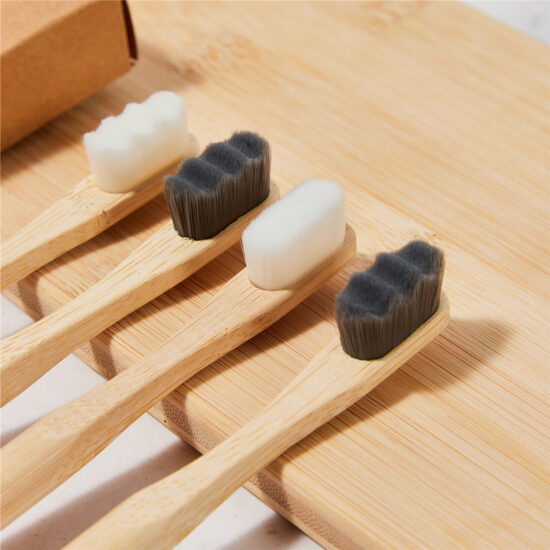 Bulk Eco-Friendly Disposable Bamboo Toothbrush with Soft Bristles for Hotel and Gingival Care