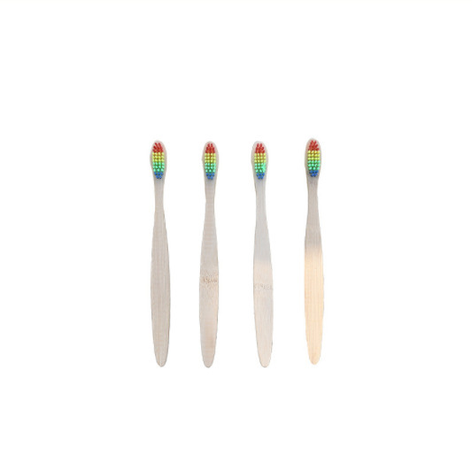 10-Pack Individually Wrapped Bamboo Disposable Toothbrushes for Kids and Adults – Portable & Biodegradable