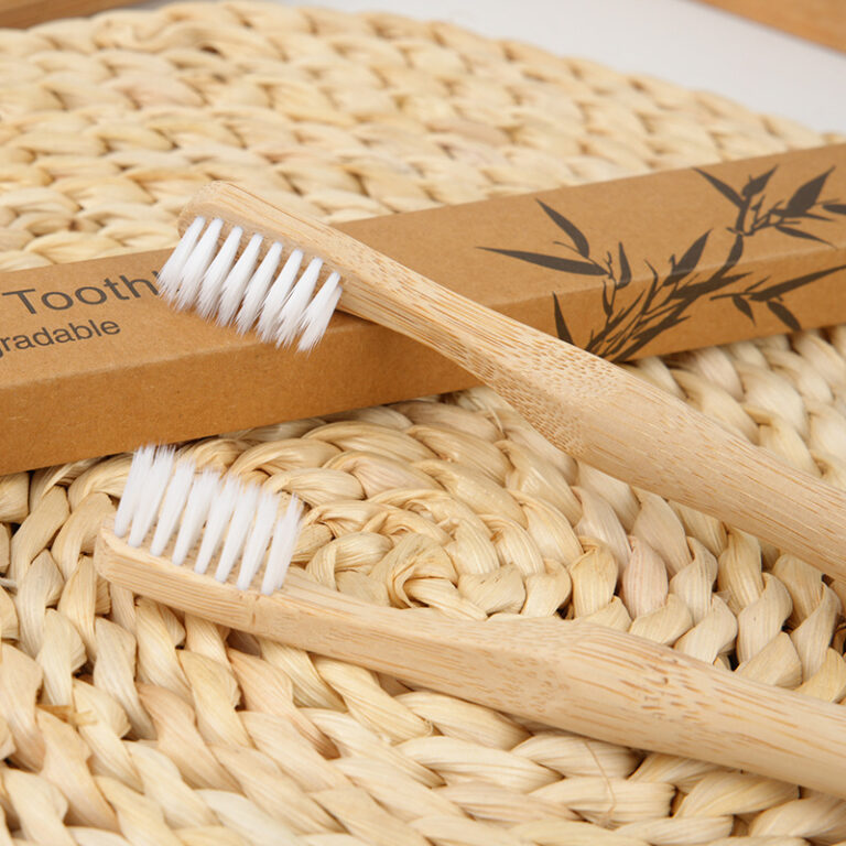 Gourd-Handle Bamboo Toothbrush for Kids and Hotel Use