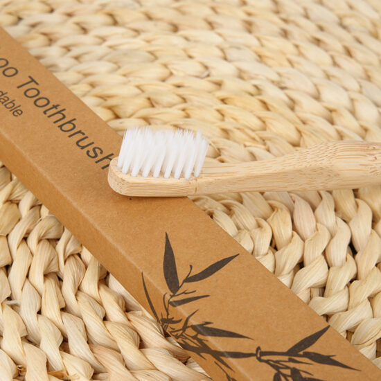 Gourd-Handle Bamboo Toothbrush for Kids and Hotel Use