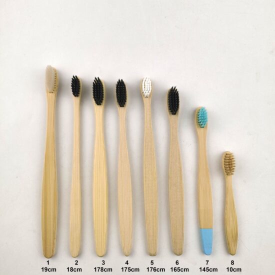 Natural Bamboo Toothbrush Set for Hotel and Guest Use
