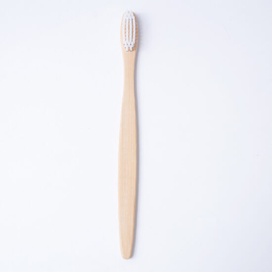 Soft Bristle Charcoal Bamboo Toothbrush Set with Pointed Flat Handle