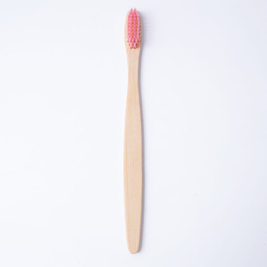 Soft Bristle Charcoal Bamboo Toothbrush Set with Pointed Flat Handle