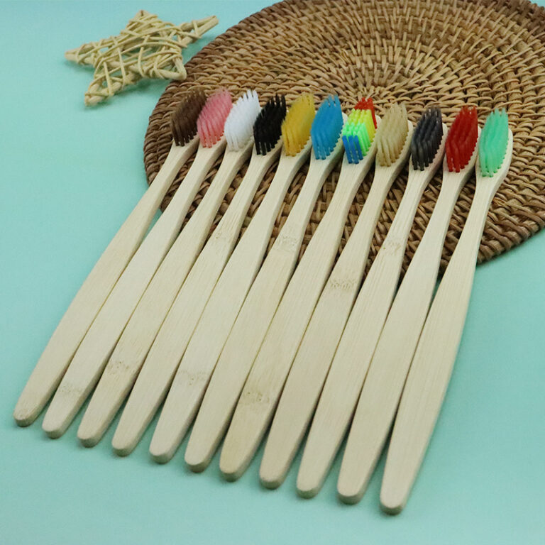 Adult Soft Bamboo Toothbrush for Hotel and Travel Use – Bagged and Eco-Friendly