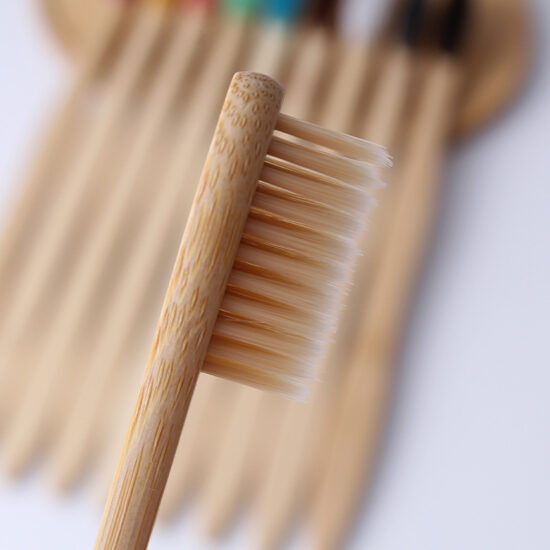 10-Pack Soft Bristle Bamboo Toothbrushes for Adults – Eco-Friendly Boxed Set with Custom Label Option