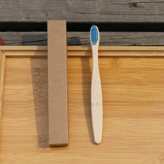 14cm Baby Bamboo Toothbrush with Soft Bristles Individually Wrapped