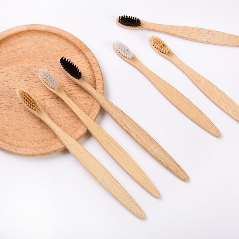 360° Soft Silicone Bamboo Toothbrush for Baby and Pet Oral Care