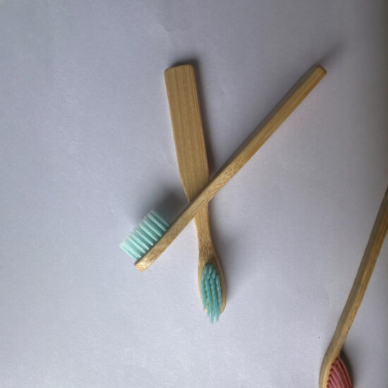 Children's Bamboo Toothbrush with Soft Bristles and Custom Logo for Hotels and Homestays

