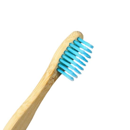 Eco-Friendly Bamboo Toothbrush with Charcoal Bristles for Kids and Hotels