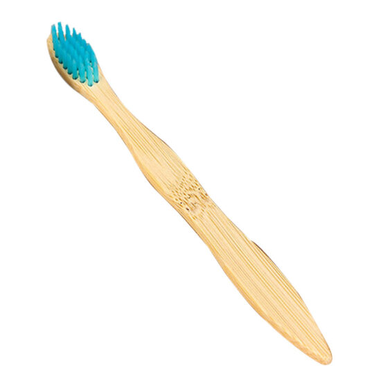 Eco-Friendly Bamboo Toothbrush with Charcoal Bristles for Kids and Hotels