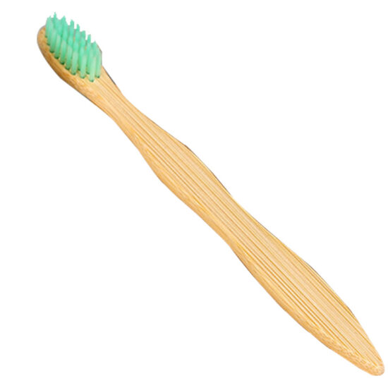 Eco-Friendly Bamboo Toothbrush with Charcoal Bristles for Kids and Hotels