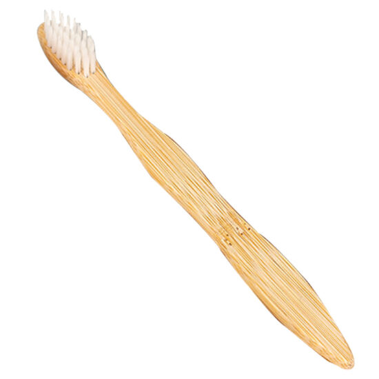 Eco-Friendly Bamboo Toothbrush with Charcoal Bristles for Kids and Hotels