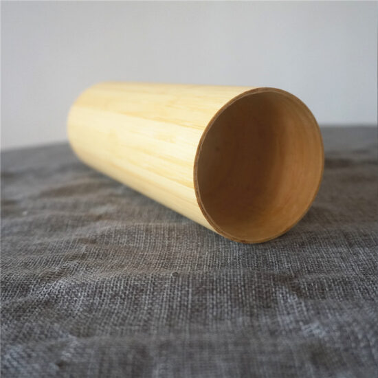 Natural bamboo cup for drinks, tea, coffee, ice cream and desserts