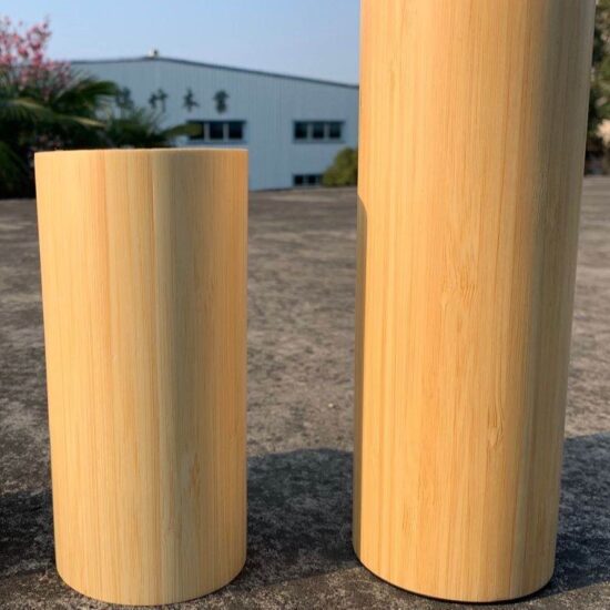 Natural bamboo cup for drinks, tea, coffee, ice cream and desserts