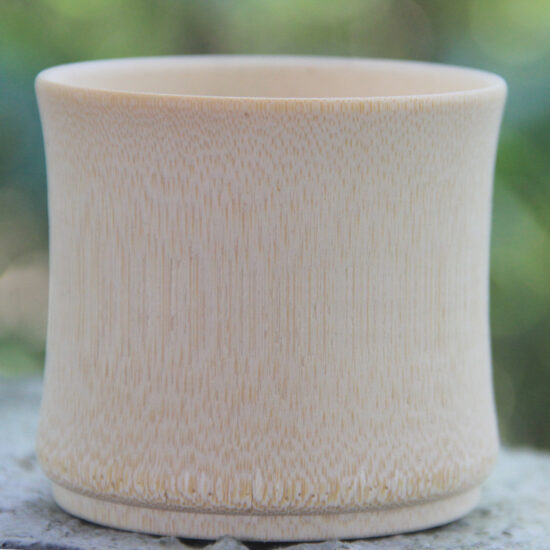 Customizable bamboo bowls and cups set for eco-friendly dining and restaurant use