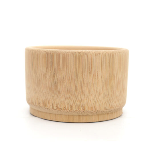 Customizable bamboo bowls and cups set for eco-friendly dining and restaurant use