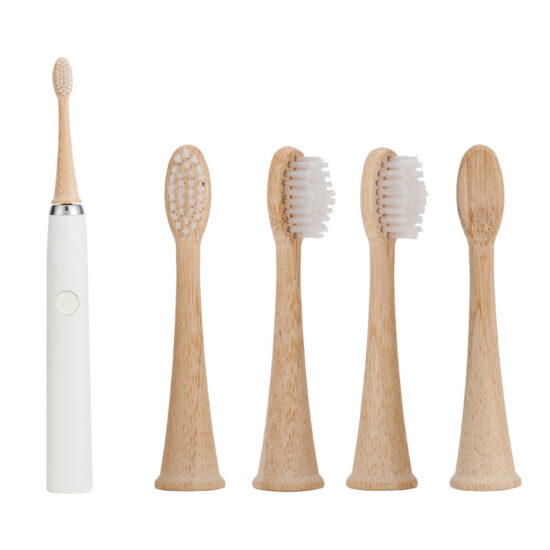 Bamboo toothbrush head compatible with Philips Sonicare HX series