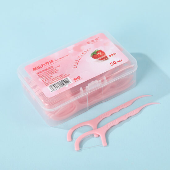 Fruit-Flavored Individually Wrapped Colorful Dental Floss Family Pack for Fresh Breath