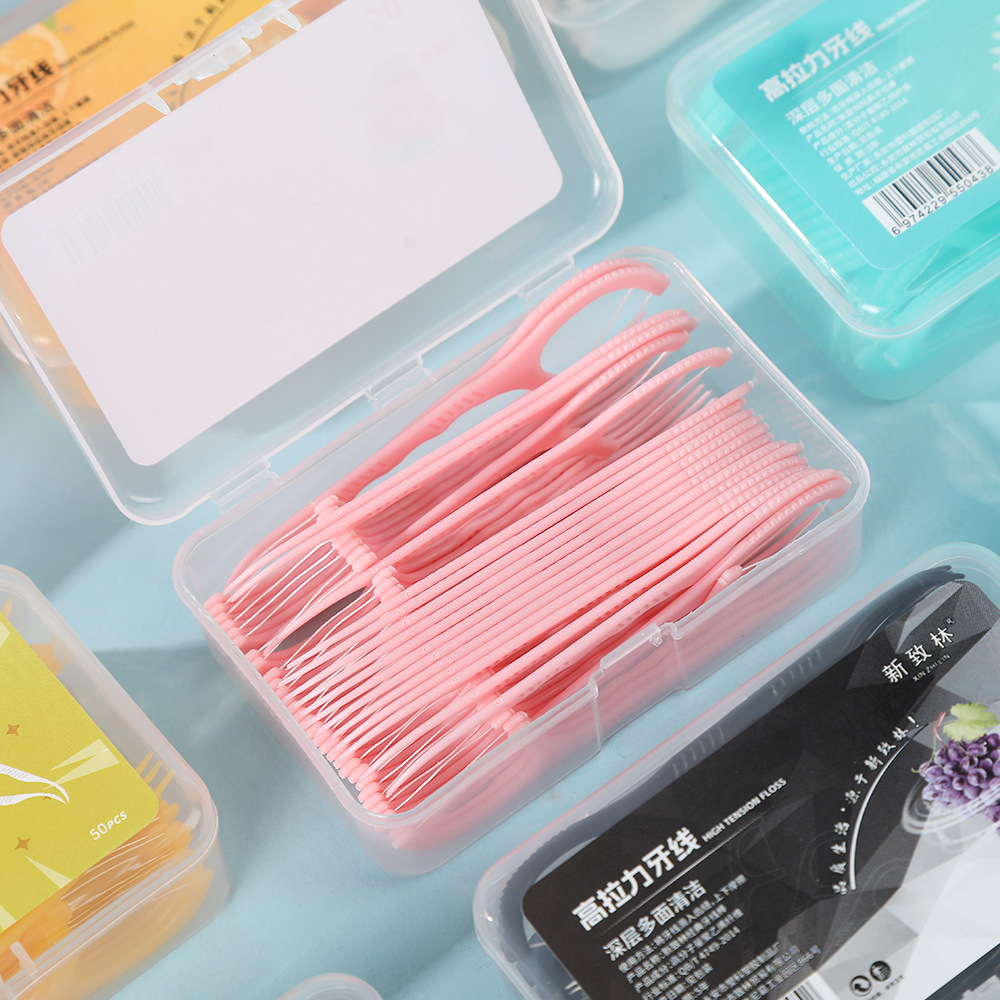Fruit-Flavored Individually Wrapped Colorful Dental Floss Family Pack for Fresh Breath