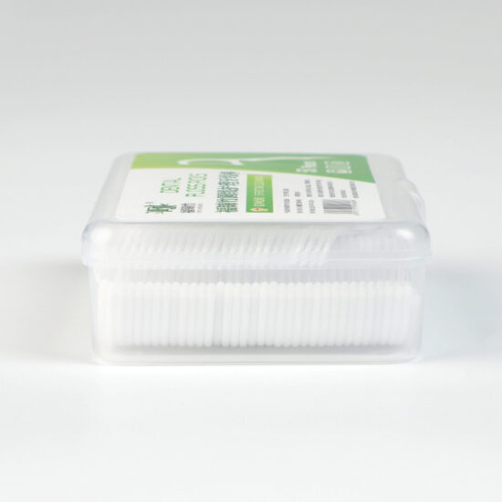 Disposable dental floss picks individually wrapped in 50pcs family box, factory direct high-polymer flossers