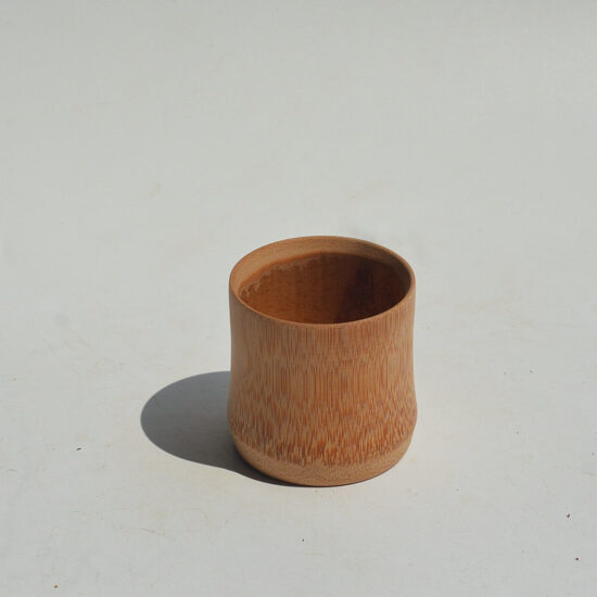  Custom carbonized bamboo tea cup for Kung Fu tea, beer, or water – minimalist design