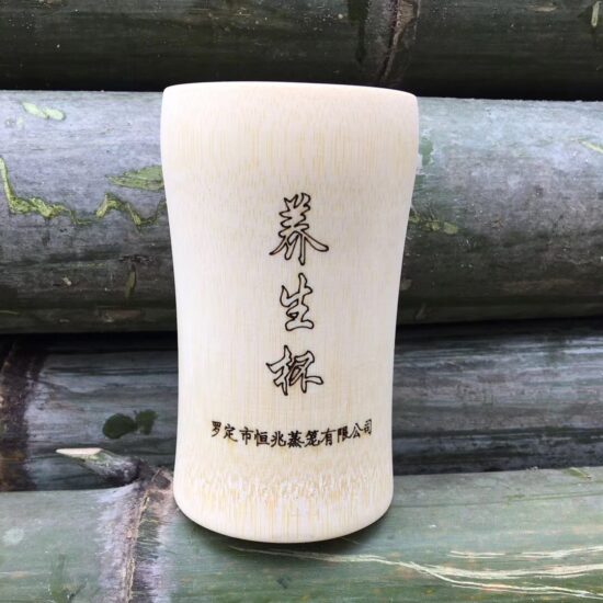 Natural bamboo tea and wine cup – handcrafted, heat-insulated bamboo tumbler
