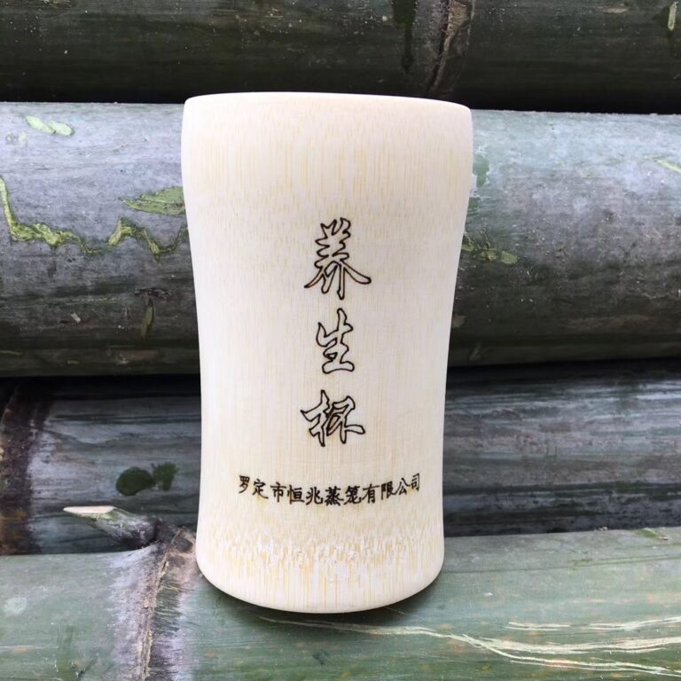 Natural bamboo tea and wine cup – handcrafted, heat-insulated bamboo tumbler