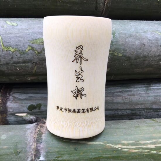 Natural bamboo tea and wine cup – handcrafted, heat-insulated bamboo tumbler

