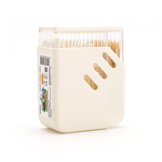 Stylish disposable toothpick and floss picks combo in a home-use storage bottle