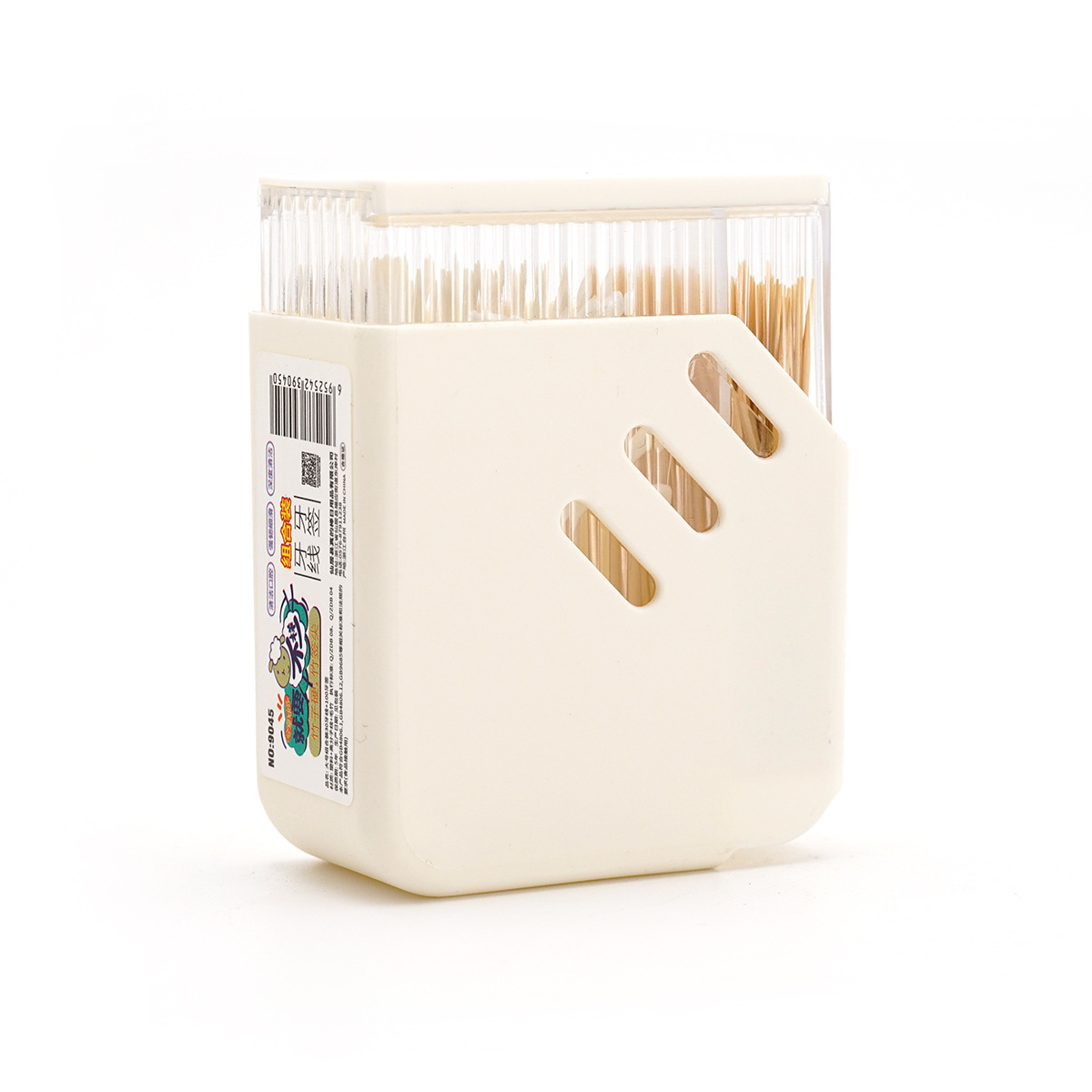 Stylish disposable toothpick and floss picks combo in a home-use storage bottle
