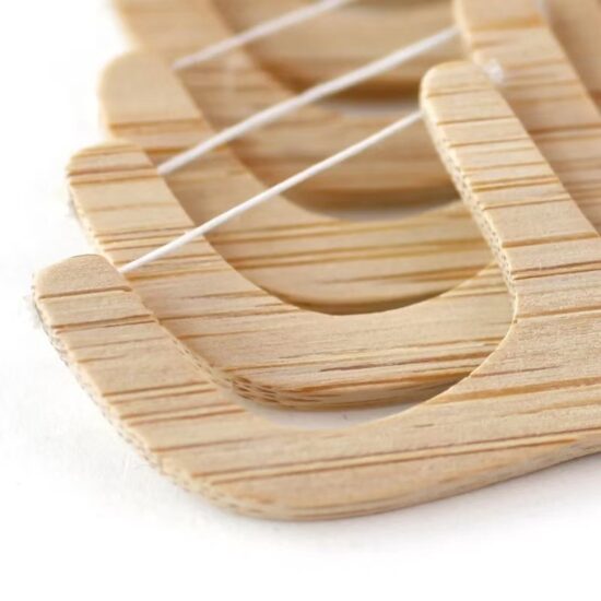 Ultra-fine bamboo fiber dental floss for gum and interdental cleaning